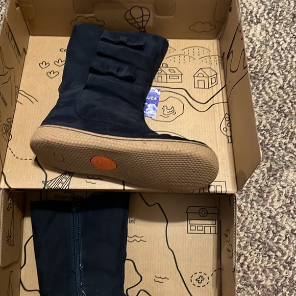 Livid and Luca navy blue boots. - Picture 3 of 5